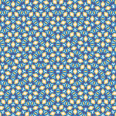 Soyut geometrik şekilli kusursuz desen