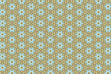 Geometrik şekilli kusursuz desen çizimi