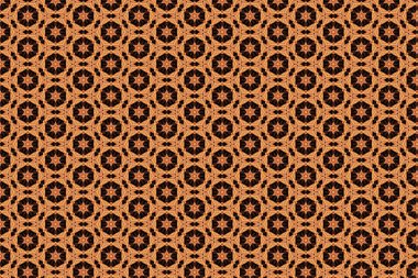 turuncu ve siyah pürüzsüz desen.