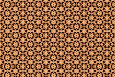 Geometrik şekilli kusursuz desen çizimi