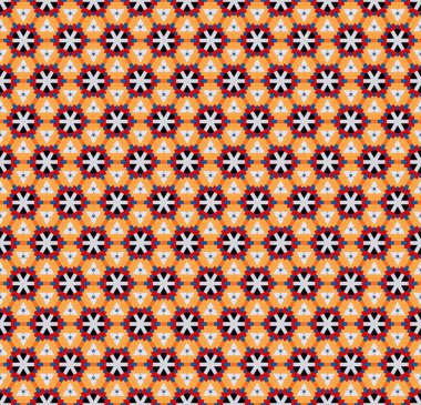 Çiçekli bir arkaplanın vektör illüstrasyonu