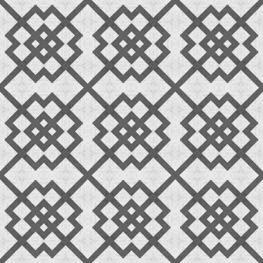 Siyah ve beyaz geometrik etnik desen