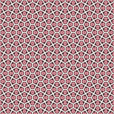 Geometrik süslemeli vektör deseni. Kusursuz tasarım dokusu.