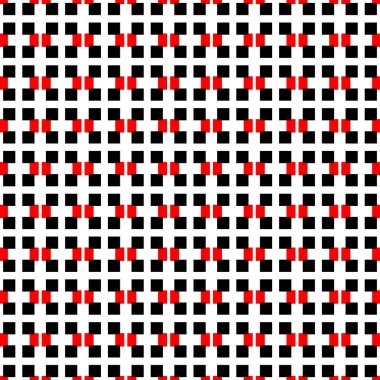 Geometrik şekilli kusursuz desen vektör çizimi