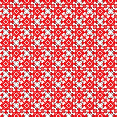 kırmızı kar taneleri seamless modeli