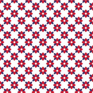Geometrik şekilli kusursuz desen vektör çizimi
