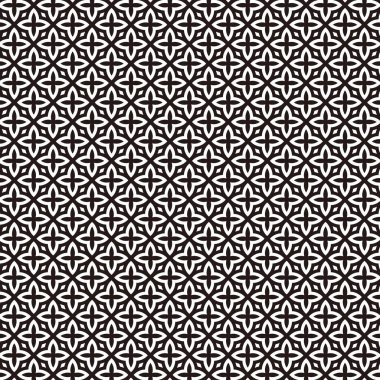 Geometrik soyut dikişsiz desen, vektör illüstrasyonu