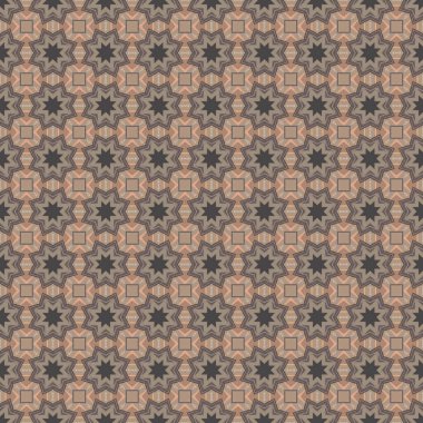 geometrik öğelerle Dikişsiz soyut desen