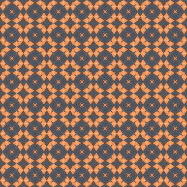 Kusursuz geometrik desen. Güzel bir doku ve arka plan. turuncu, siyah ve turuncu renkler.