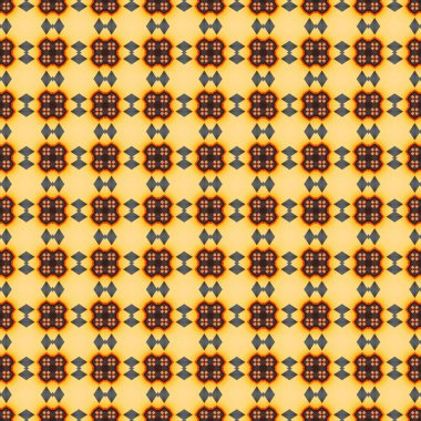 Soyut geometrik şekilli kusursuz desen