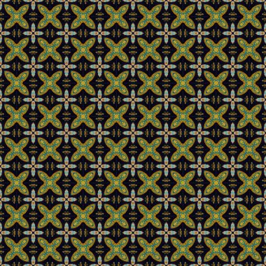 Geometrik soyut dikişsiz desen, vektör illüstrasyonu