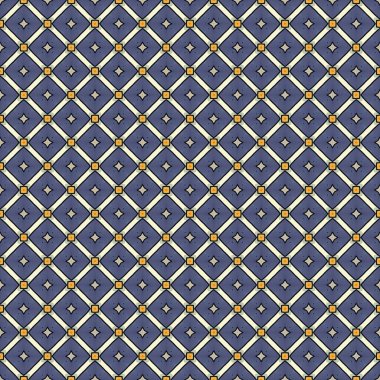 Geometrik süslemeli vektör deseni. Kusursuz tasarım dokusu