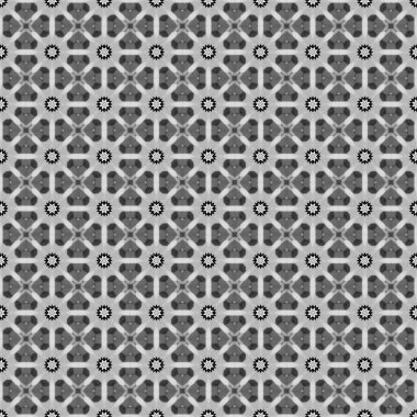Kesintisiz geometrik desen. Siyah ve beyaz doku. Vektör sanat.