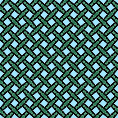 Geometrik şekilli kusursuz desen vektör çizimi