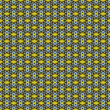 Geometrik şekilli kusursuz desen vektör çizimi