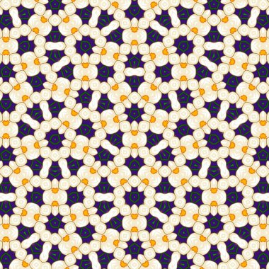 Geometrik şekilli kusursuz desen vektör çizimi