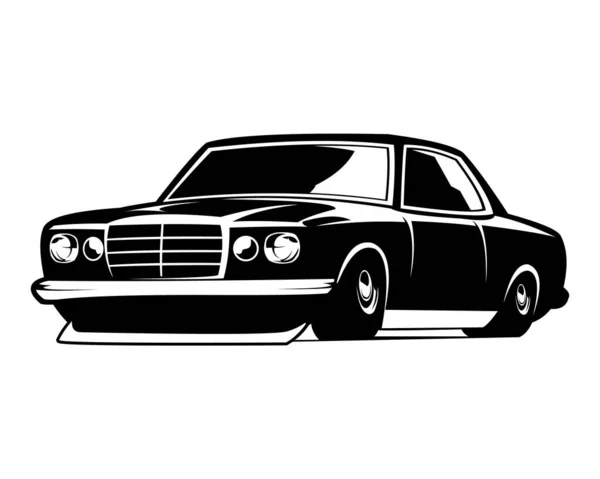 Old Luxury Classic Car Isolated White Background View Side Best — 图库矢量图片