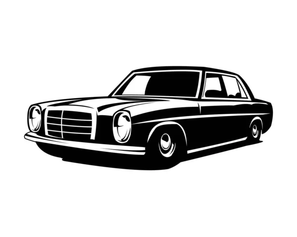 Luxury Classic Car Logo Silhouette Vector Concept Isolated Badge Emblem — стоковый вектор