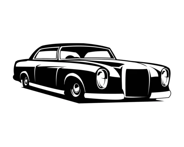Luxury Vintage Car Illustration Vector Isolated 1963 — стоковый вектор