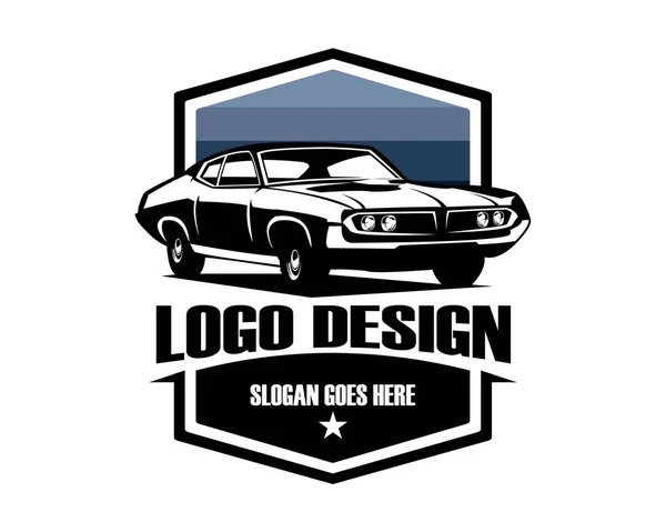 1970 Dodge Charger Benutzerdefinierte Auto Logo Besten Für Abzeichen Emblem  Stock-Vektorgrafik von ©Boos13 619442266
