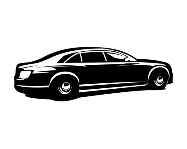 Bentley Mulsanne Σιλουέτα Αυτοκινήτου Απλή Εικονογράφηση Διάνυσμα Σχεδιασμό Απομονώνονται Λευκό — Διανυσματικό Αρχείο