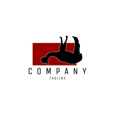 Tek renkli alpaka hayvan logosu. Logo, rozet, amblem, simge, çıkartma tasarımı için en iyisi. Hayvan endüstrisi. 10 OS içinde kullanılabilir