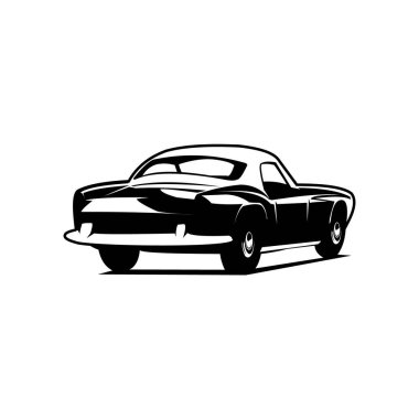 Klasik Araba Şirketi Logo Vektörü - Antika efsanesi. Logolar, rozetler, amblemler, simgeler için en iyisi.