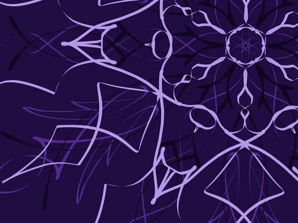 Desktop Wallpaper Geometry Symmetry Lilac Colors — Stock Vector
