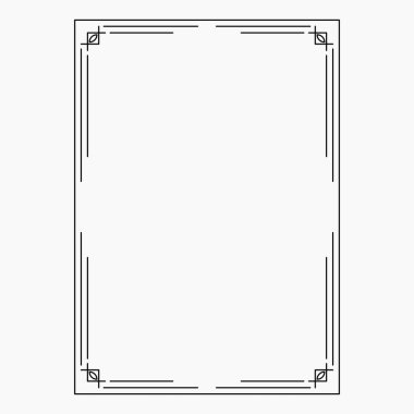 Orijinal resim, dekoratif süsleme çerçevesi, orijinal tasarım, tasarımınız için fikir