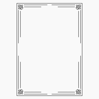 Orijinal resim, dekoratif süsleme çerçevesi, orijinal tasarım, tasarımınız için fikir