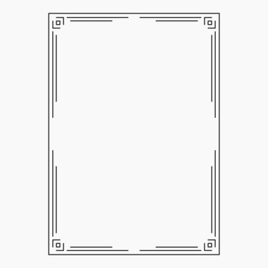 Orijinal resim, dekoratif süsleme çerçevesi, orijinal tasarım, tasarımınız için fikir