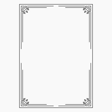 Orijinal resim, dekoratif süsleme çerçevesi, orijinal tasarım, tasarımınız için fikir