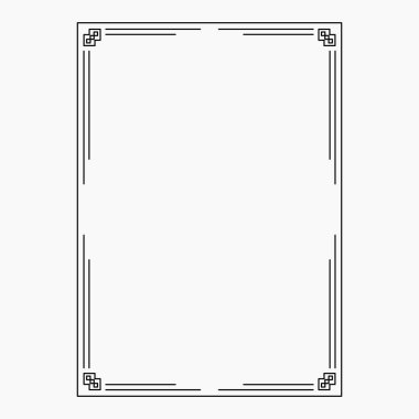 Orijinal resim, dekoratif süsleme çerçevesi, orijinal tasarım, tasarımınız için fikir