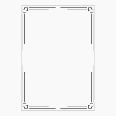 Orijinal resim, dekoratif süsleme çerçevesi, orijinal tasarım, tasarımınız için fikir