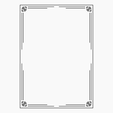 Orijinal resim, dekoratif süsleme çerçevesi, orijinal tasarım, tasarımınız için fikir