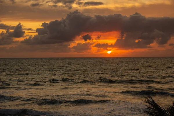 stock image Beautiful and Colorful Brazilian Sunrise Beach