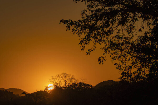 Brazilian Sunset /Very beautiful, the sunsets in brazilian savannah has many colors.