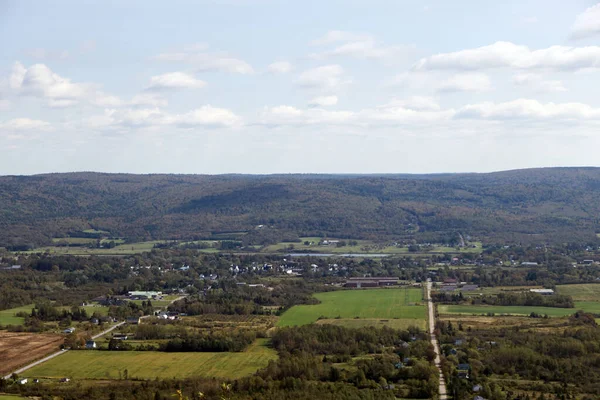 Aerial View Countryside Annapolis Valley Nova Scotia Canada — Stock Photo, Image
