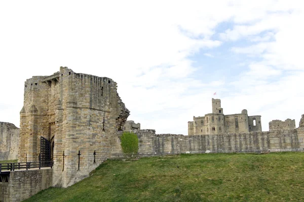 Northumberland İngiltere 'deki Workworth Şatosu