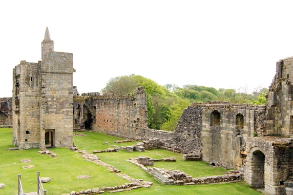 Northumberland İngiltere 'deki Workworth Şatosu