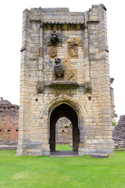 Northumberland İngiltere 'deki Workworth Şatosu