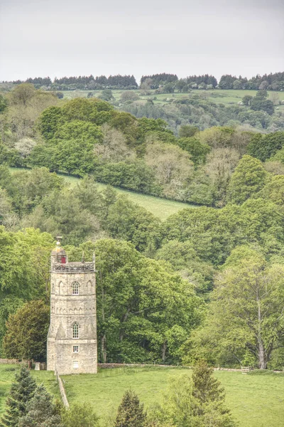 Arial Ansicht Des Turms Richmond North Yorkshire Großbritannien — Stockfoto
