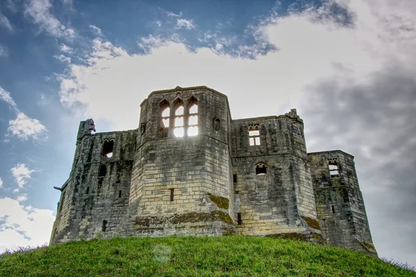 Northumberland İngiltere 'deki Workworth Şatosu