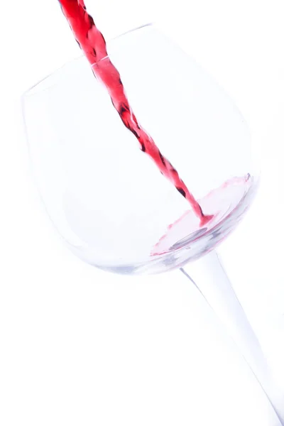 Vinho Derramado Copo — Fotografia de Stock
