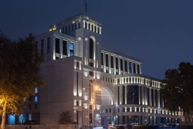 Erivan, Ermenistan - 3 Aralık 2022: Ermenistan Dışişleri Bakanlığı binası
