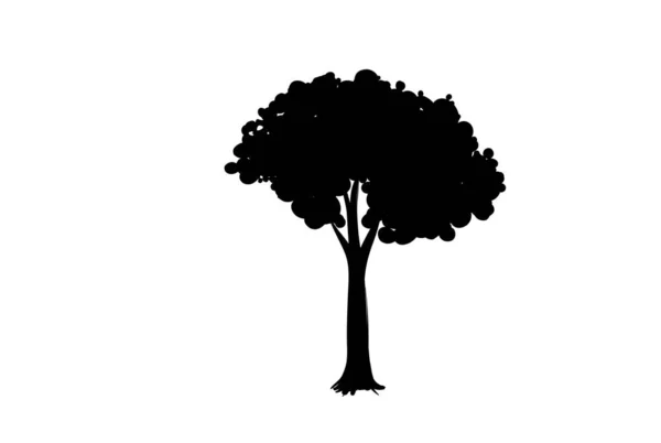 Vielfalt Des Baumes Vektor Illustration — Stockvektor