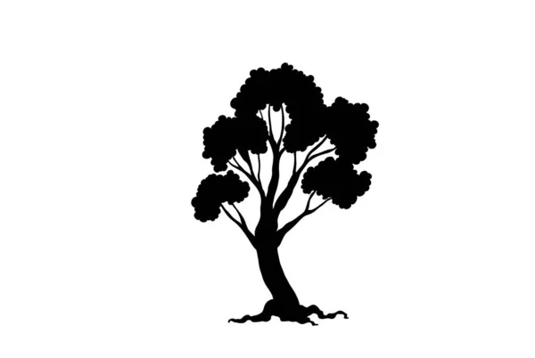 Różnorodność Drzewa Ilustracja Wektora — Wektor stockowy