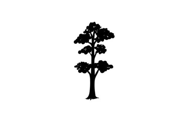Ağaç Çeşitliliği Vektör Llüstrasyonu — Stok Vektör