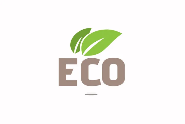 Eco Friendly Vector Illustration — Stok Vektör