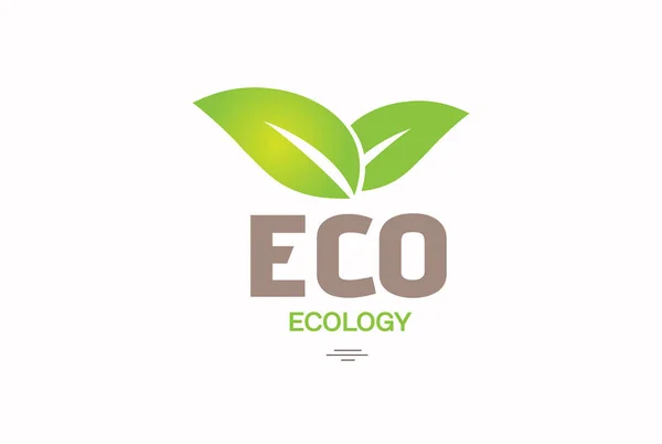 Eco Friendly Vector Illustration — Vector de stock